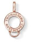 Thomas Sabo Rose Gold Plated Charm Carrier X0242-415-12