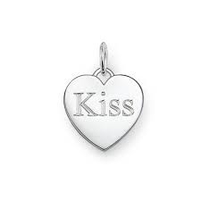 Thomas Sabo Sterling Silver Kiss Heart Pendant PE437-001-12