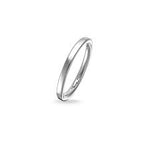 Thomas Sabo Size 52 Silver Plain Band Ring TR1979-001-12-52