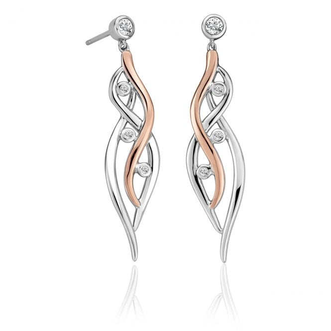 Clogau Swallow Falls Drop Earrings 3SCTWIE