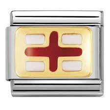 NOMINATION Gold England Flag 030234-08