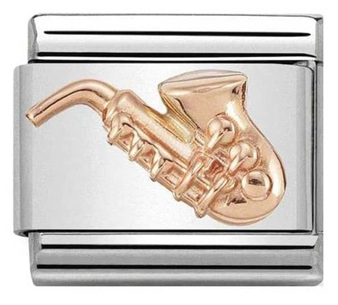NOMINATION Gold Saxophone Charm 430106-12