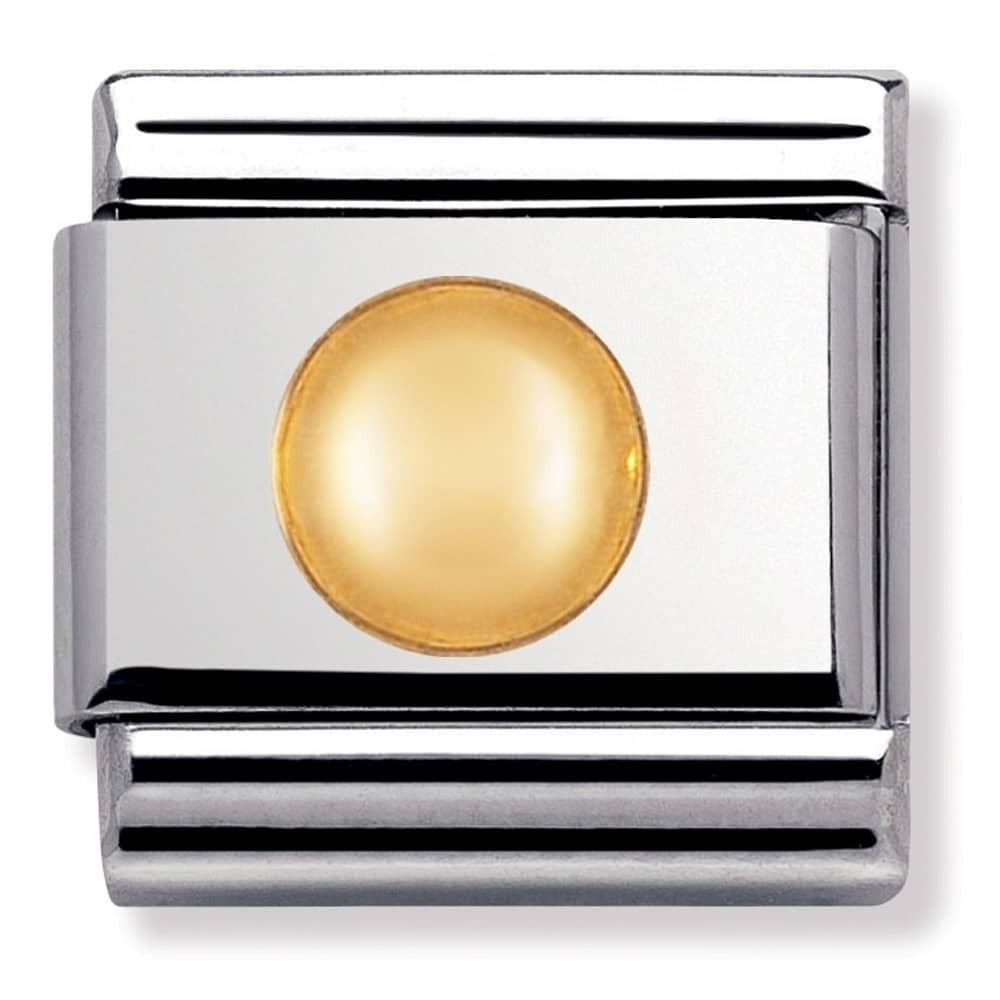 NOMINATION Gold Big Dot Charm 030110-13