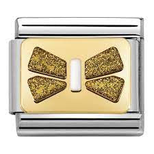 NOMINATION Gold Enamel Bow Gold Charm 030280-42