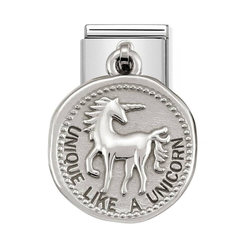 Nomination Charm - Unique Like a Unicorn Charm 331804-01