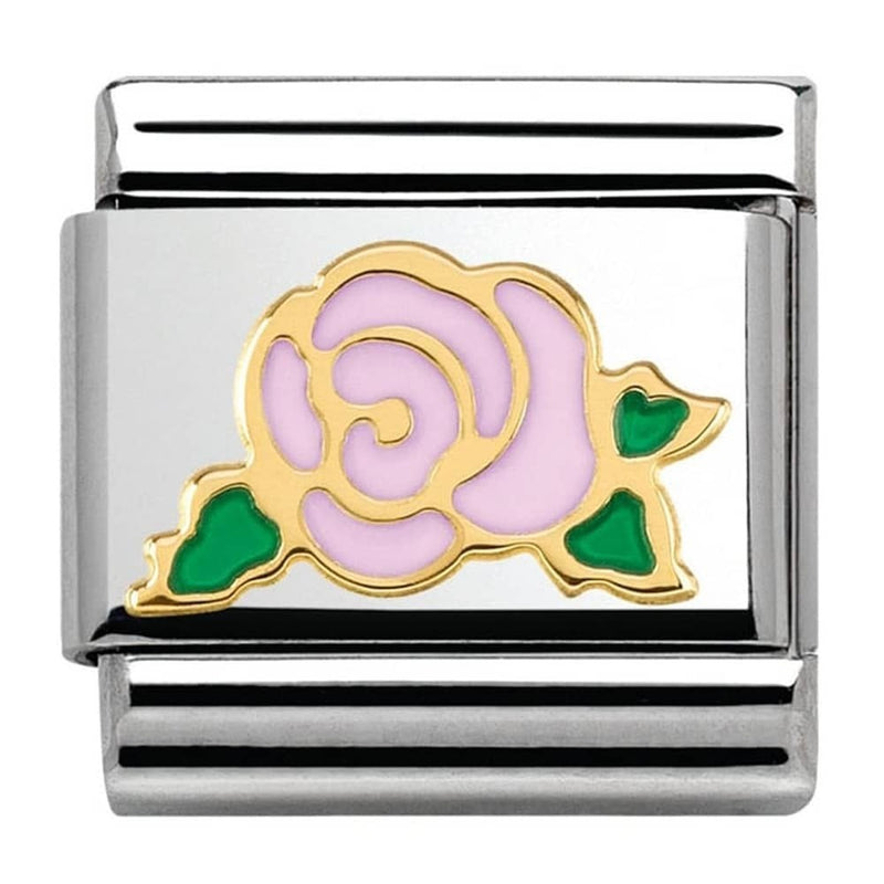 Nomination Pink Rose  Charm 030285-31