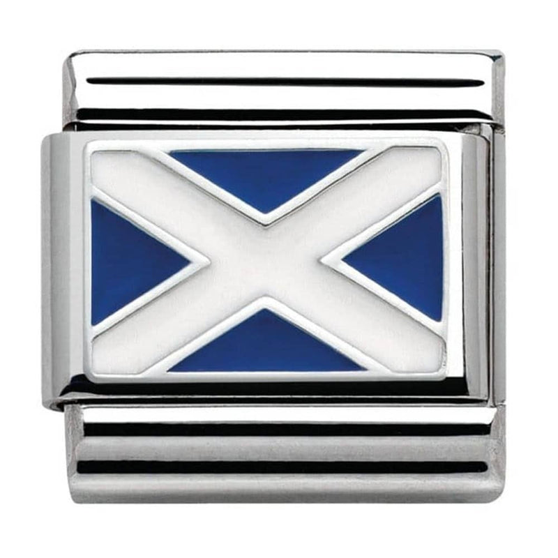 Nomination Scotland Flag charm 330207-01