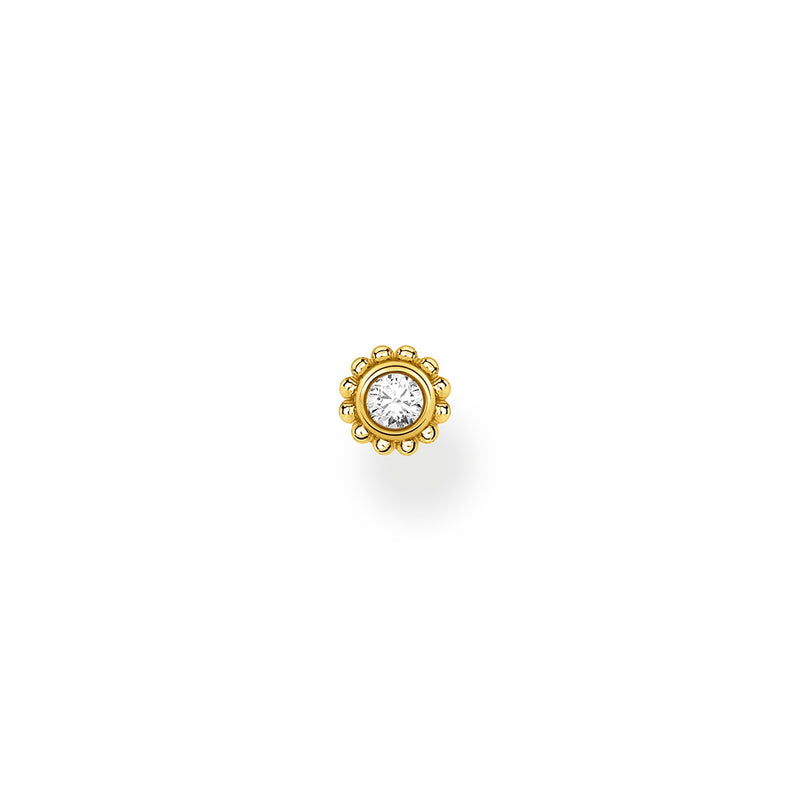 Thomas Sabo Single Ear stud YGP CZ H2137-414-14