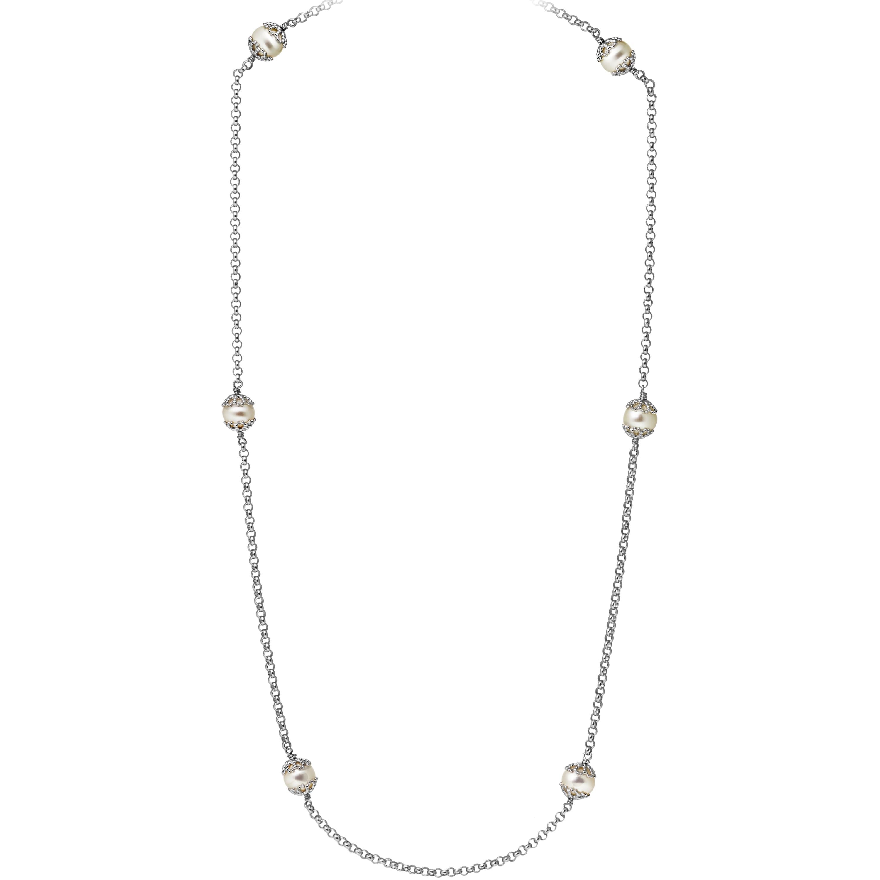 Jersey Pearl Ladies Emma-Kate Freshwater Pearl Necklace EKN-RW