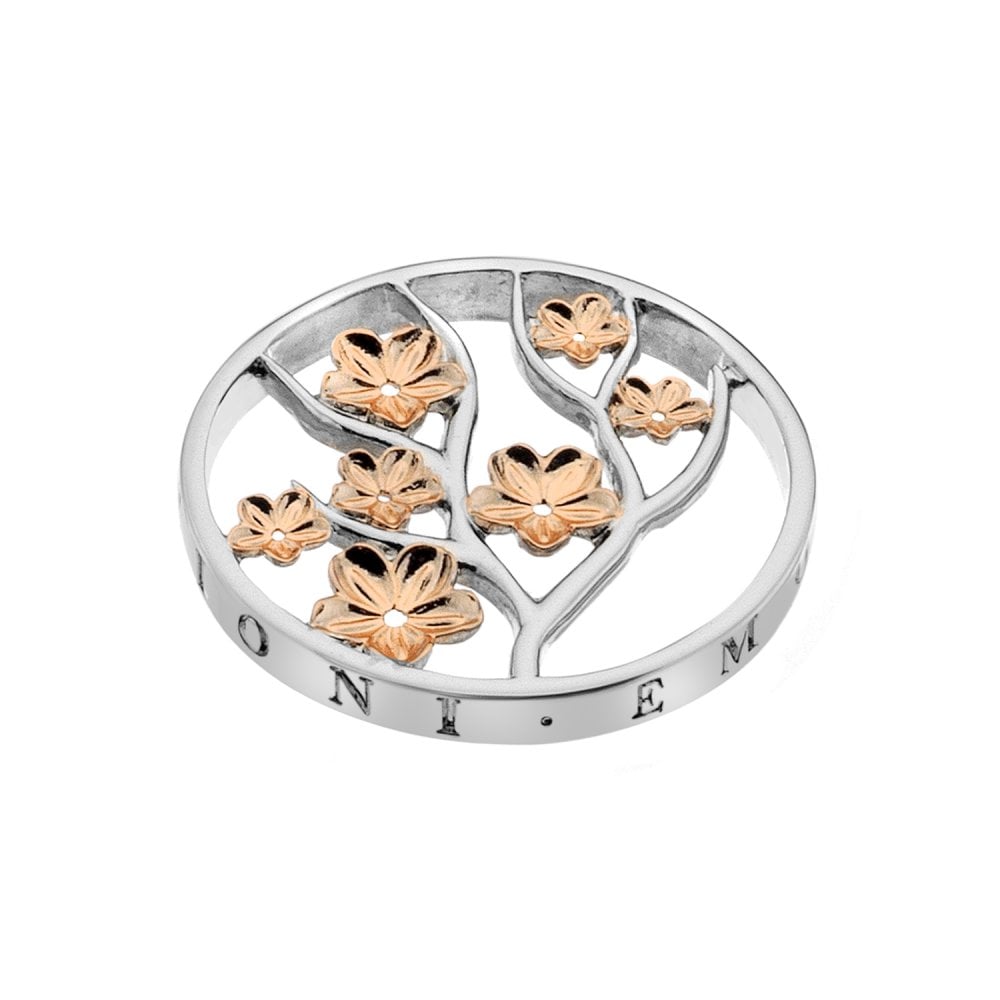 Hot Diamonds Emozioni Coin 25mm Fiore RG EC510