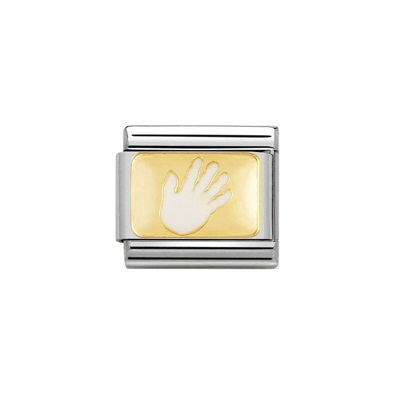Nomination CLASSIC Gold White Hand Charm 030263/12