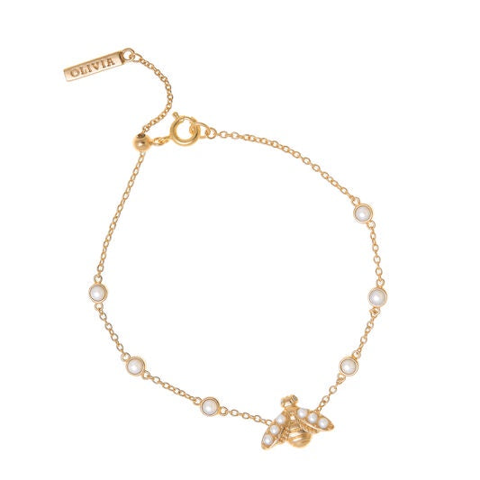 Olivia Burton Pearl Bee GP Bracelet OBJAMB157