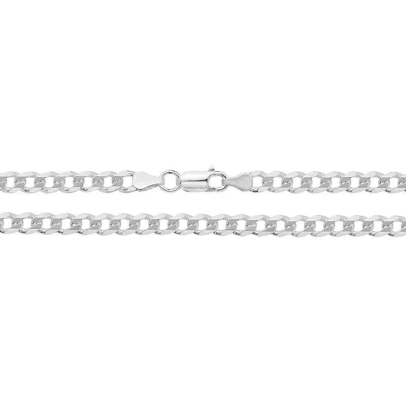 Sterling Silver Curb Bracelet - 8 Inches