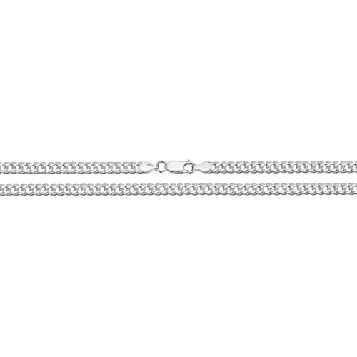 Silver 22"Double Curb Chain G1018/22