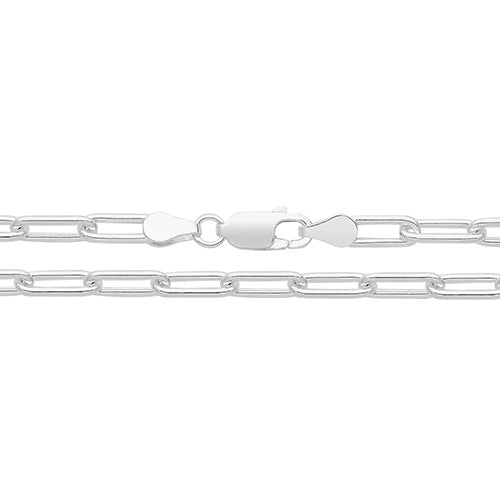 Silver Paper Clip Chain Bracelet G1374/07