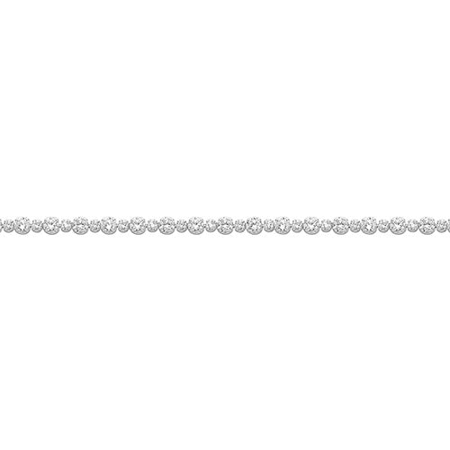 Sterling Silver CZ White Tennis Bracelet G2689CZ