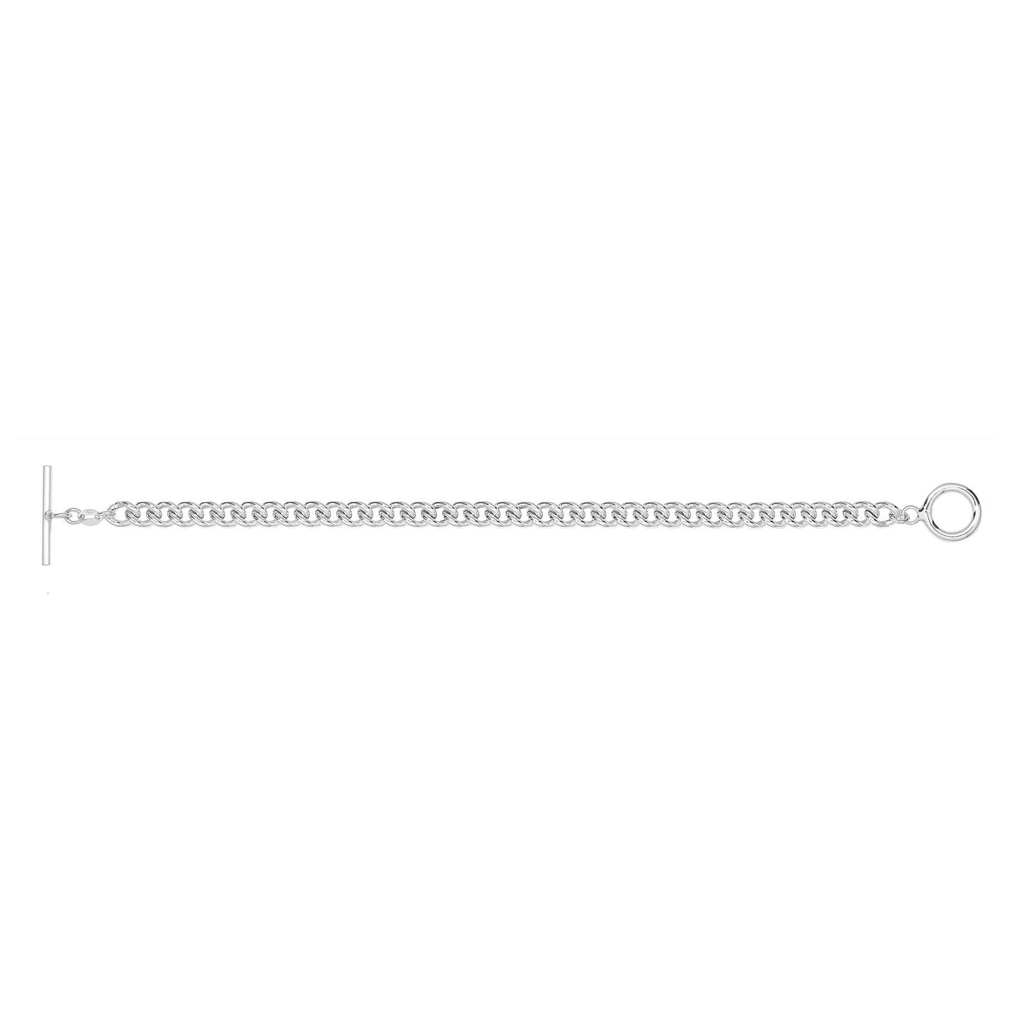 Silver Albert T-Bar Bracelet G3388B