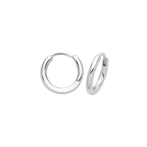 Silver Clicker Hoop Earrings G51308