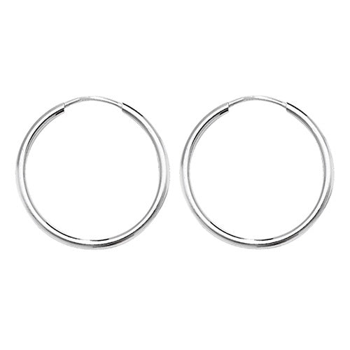 Silver 20mm Sleep Earrings