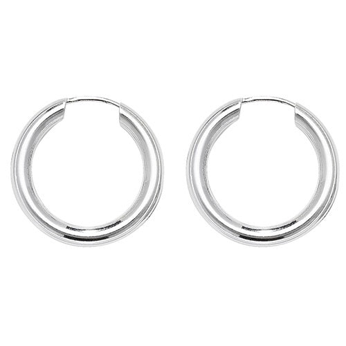 Silver 20mm Sleeper Earrings