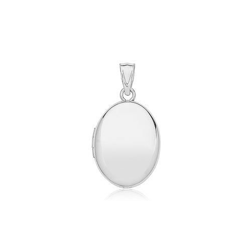 Sterling Silver Small Oval Locket G61136