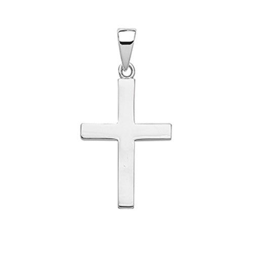 Silver Cross Pendant 24x17mm