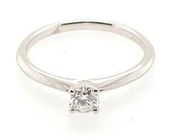 Platinum Diamond Solitaire Ring 0.27ct - GBFR5855/27