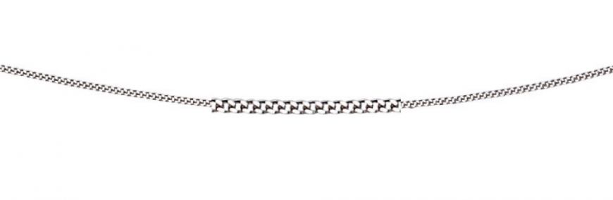 Elements Gold 9ct Diamond Cut Curb Chain GN058