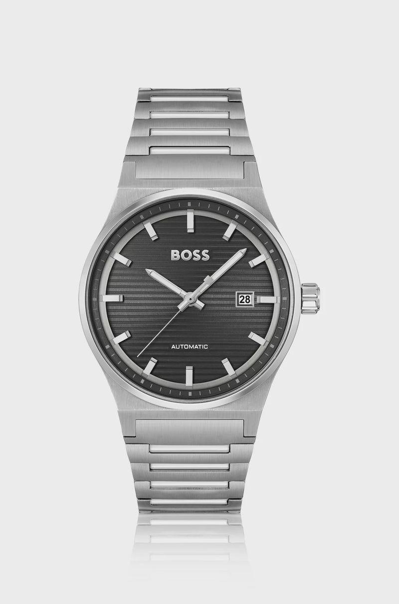 BOSS Gents Candor Automatic Black Dial Watch 1514117