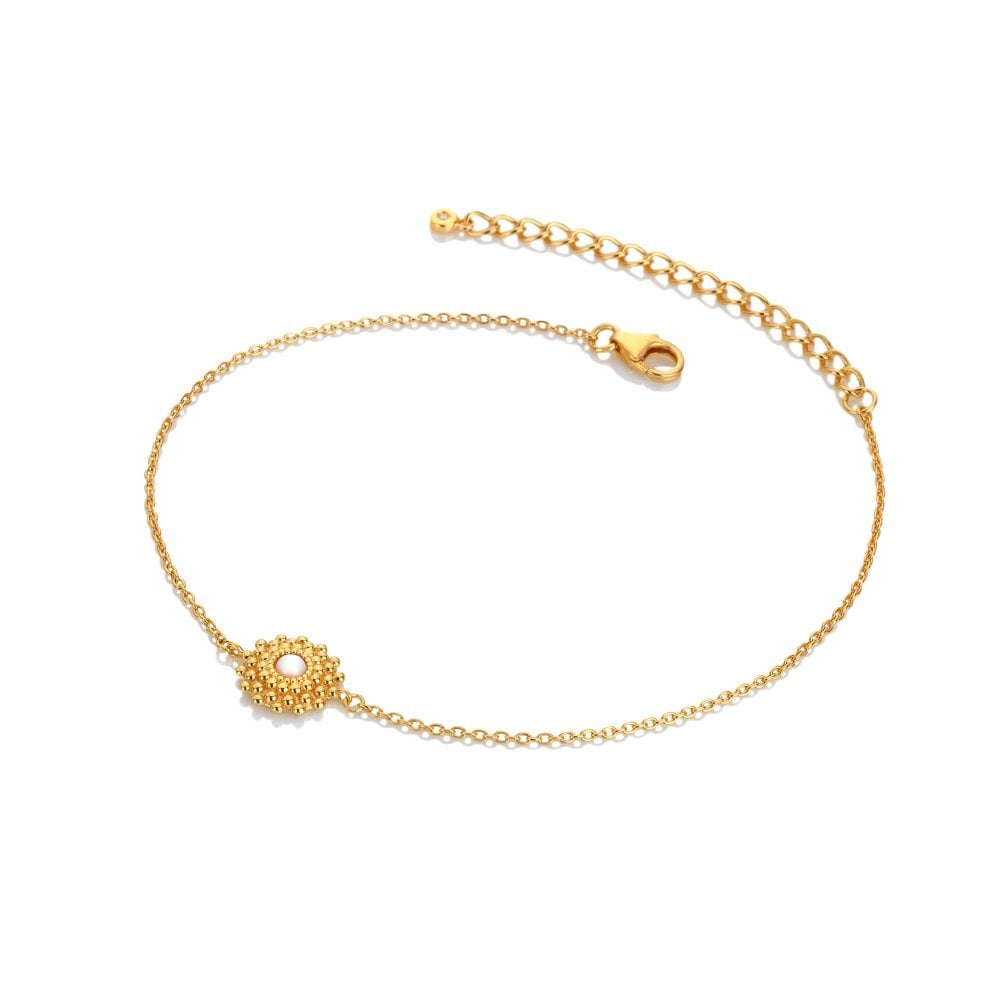 Hot Diamonds JJ YGP Blossom MOP Bracelet DL668