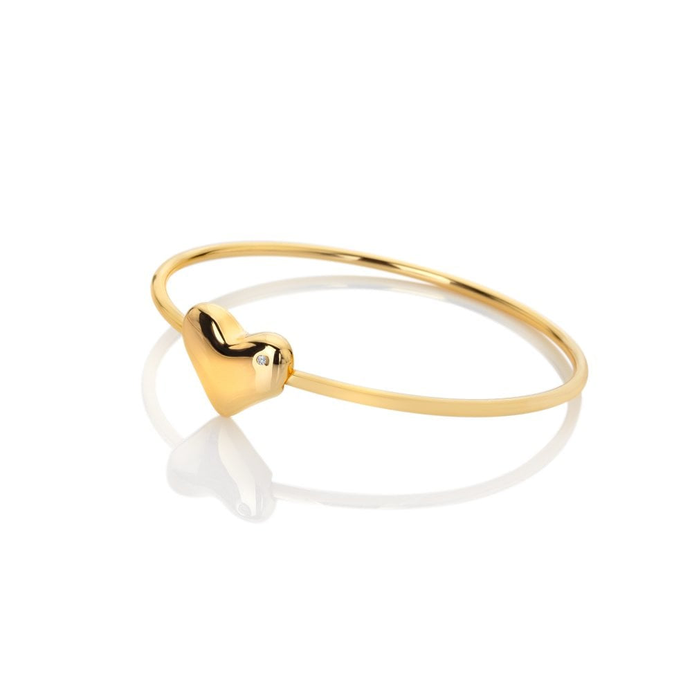 Hot Diamonds X JJ Desire Bangle YGP DC186