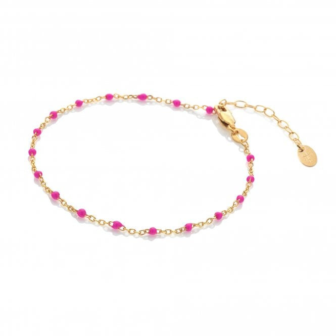 Hot Diamonds HD x JJ Ocean Bracelet Pink DL656