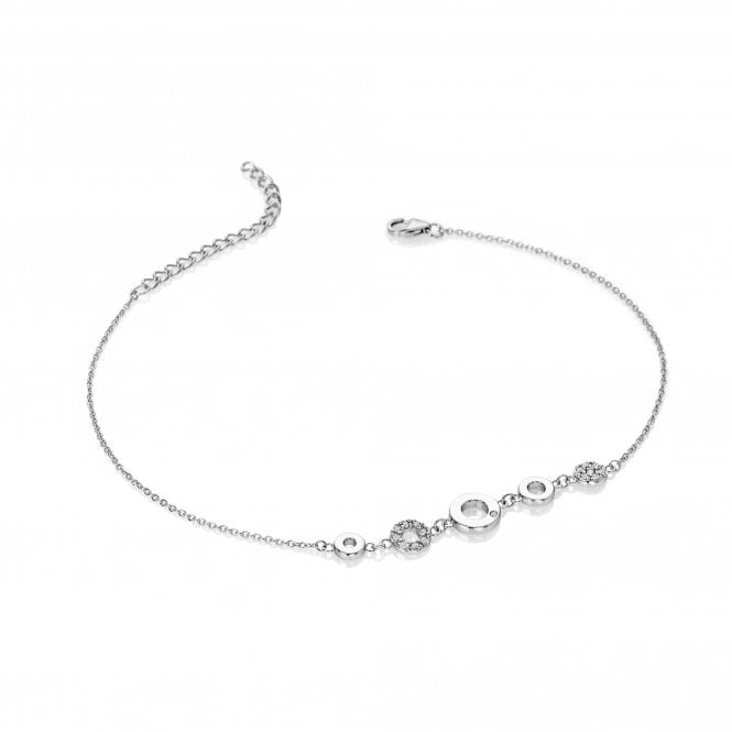 Hot Diamonds Silver Balance White Topaz Bracelet DL649