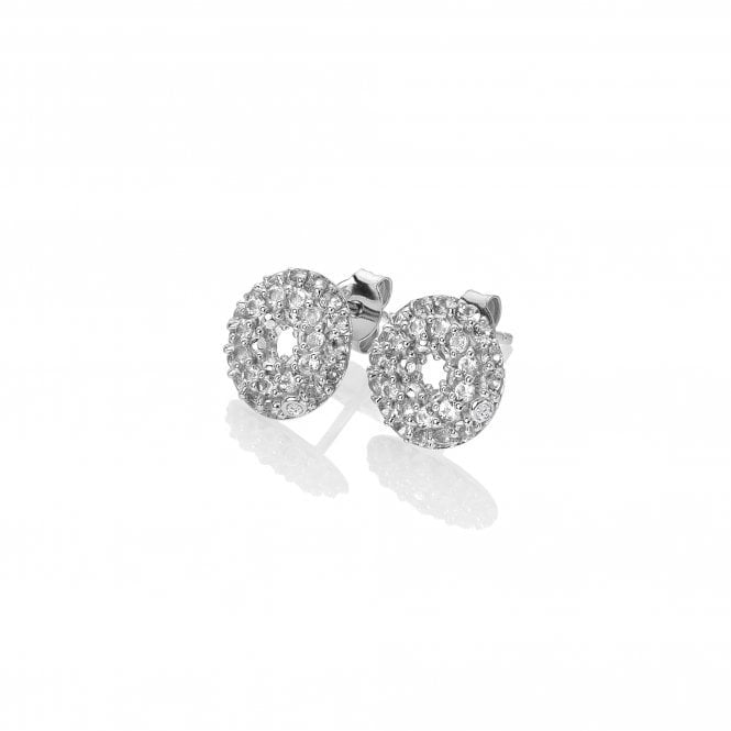 Hot Diamonds Silver Forever White Topaz Earrings DE724