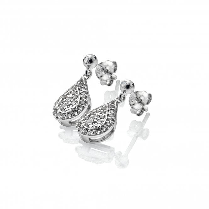 Hot Diamonds Glimmer White Topaz Earrings DE735