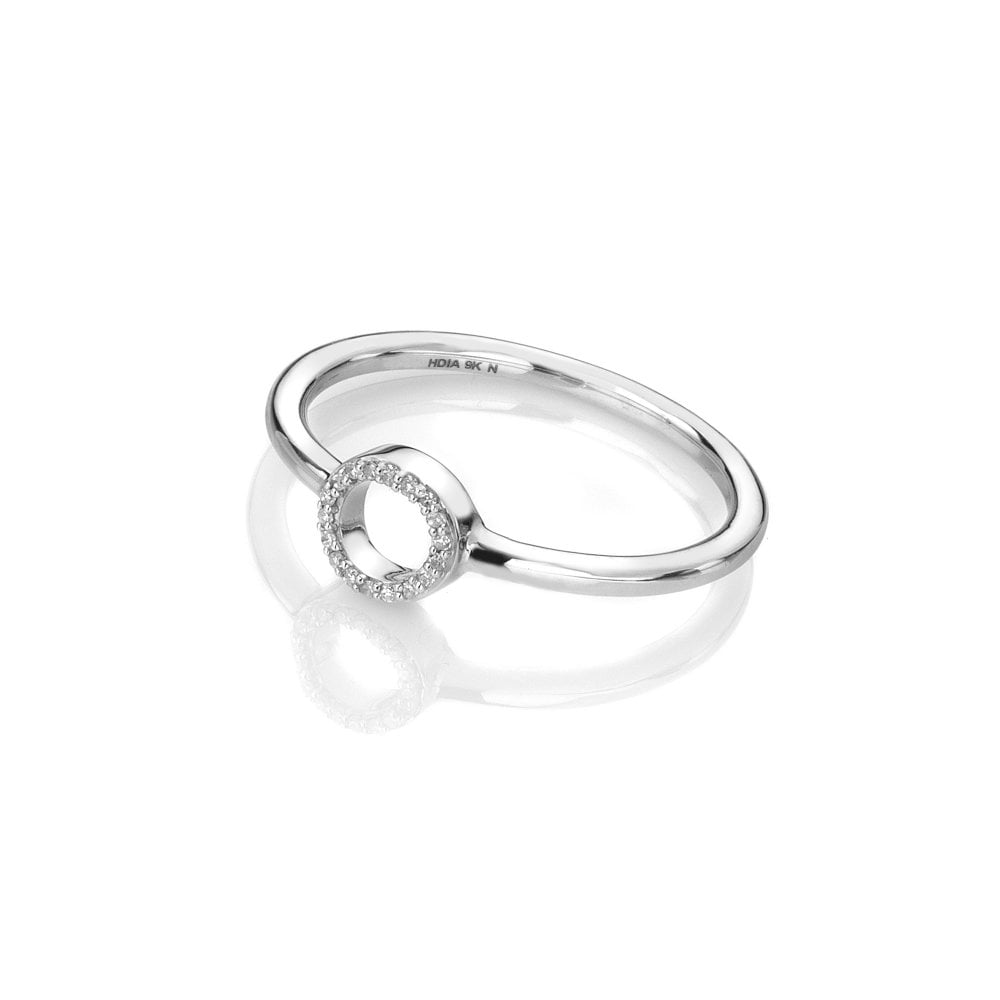 Hot Diamonds 9ct White Gold Infinity Ring