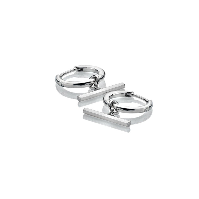 Hot Diamonds Linked T-Bar Earrings DE734