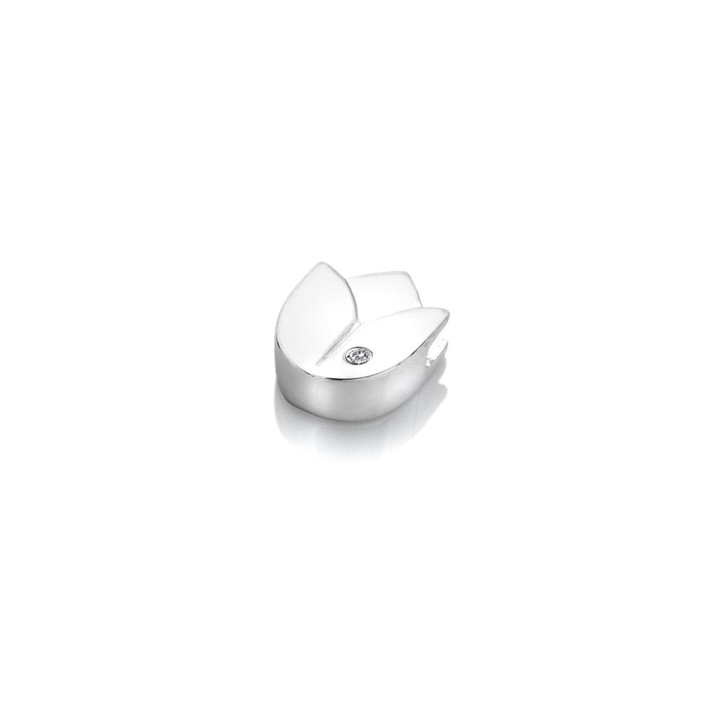Hot Diamonds Storyteller Silver Lotus Flower Icon DP818