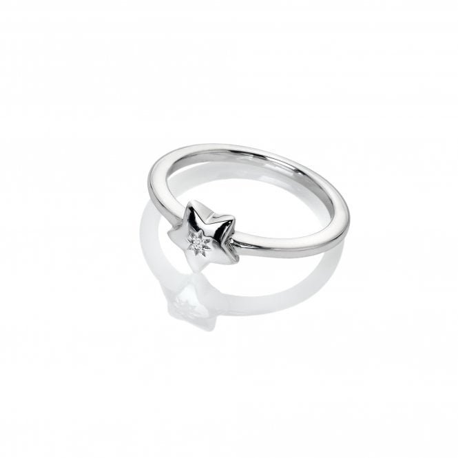 Hot Diamonds Silver Star Ring DR242