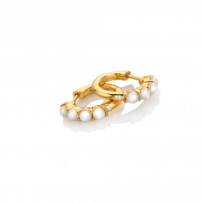 Hot Diamonds HD X JJ Calm Mother of Pearl Huggies DE727