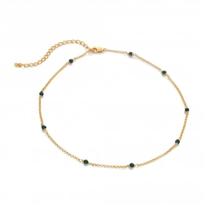 Hot Diamonds Revive Malachite Choker DN154