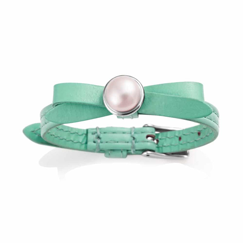 Jersey Pearl Menthe Joli Bracelet JOLI-M