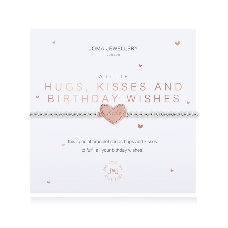 JOMA JEWELLERY A little Hugs Kisses And Birthday Wishes Bracelet 4680