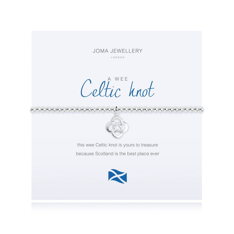 JOMA JEWELLERY A Wee Celtic Knot Bracelet Scottish 1817