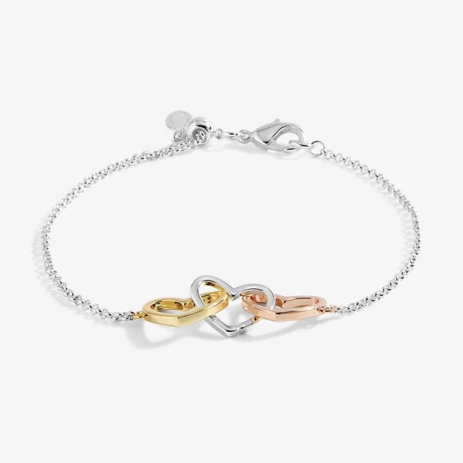 Joma Florence Linked Hearts Bracelet 5891