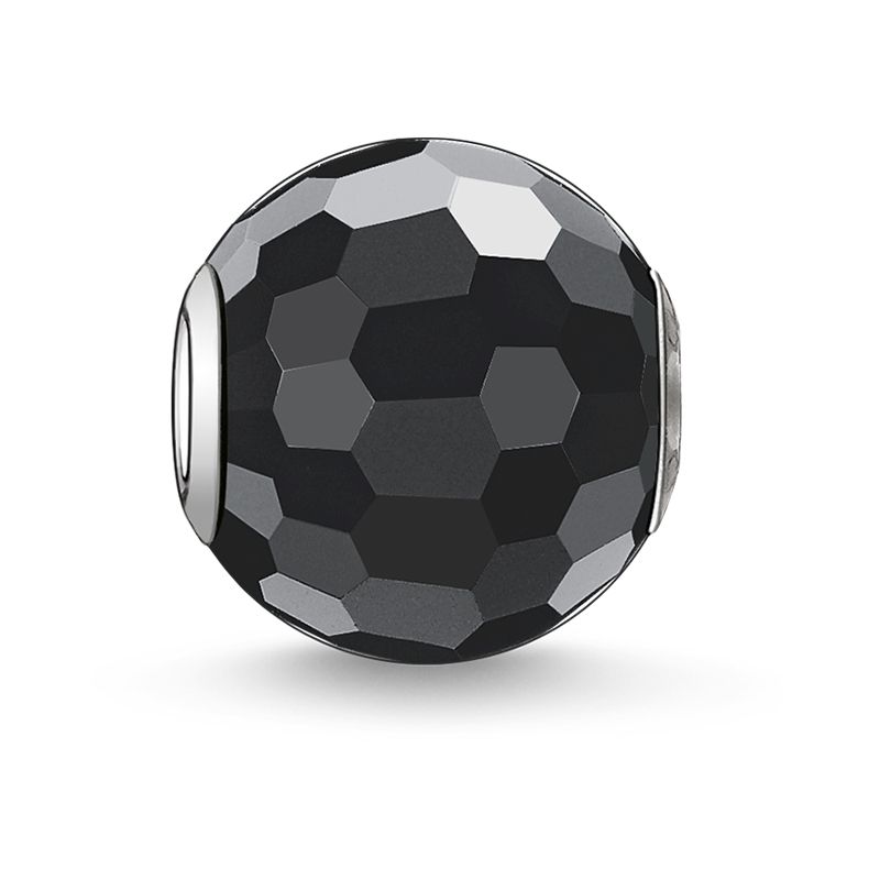 Thomas Sabo Faceted Obsidian Karma Bead K0003-023-11