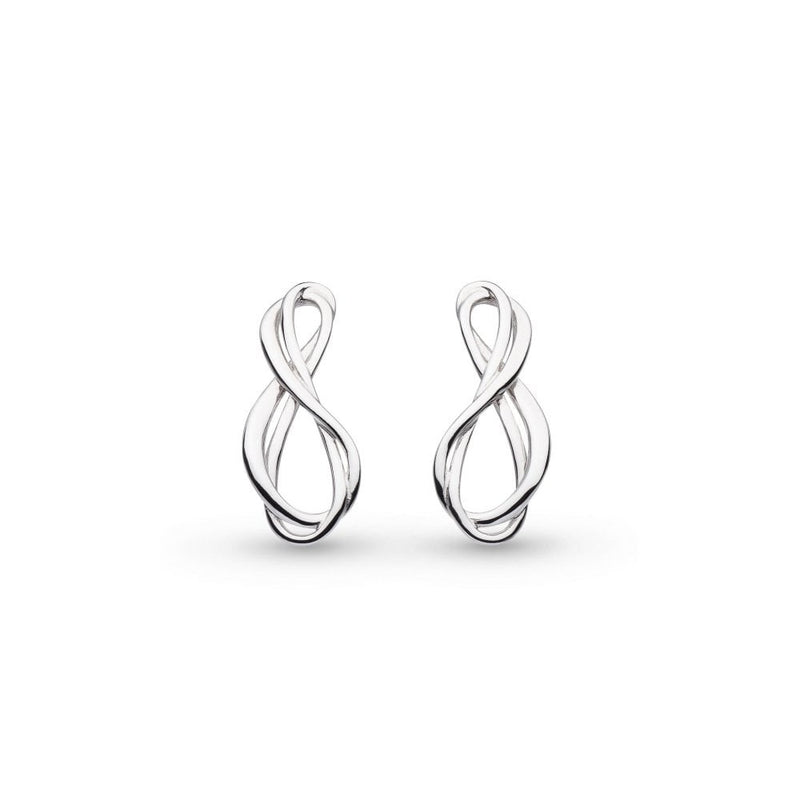 Kit Heath Sterling Silver Infinity Stud Earrings 41163RP