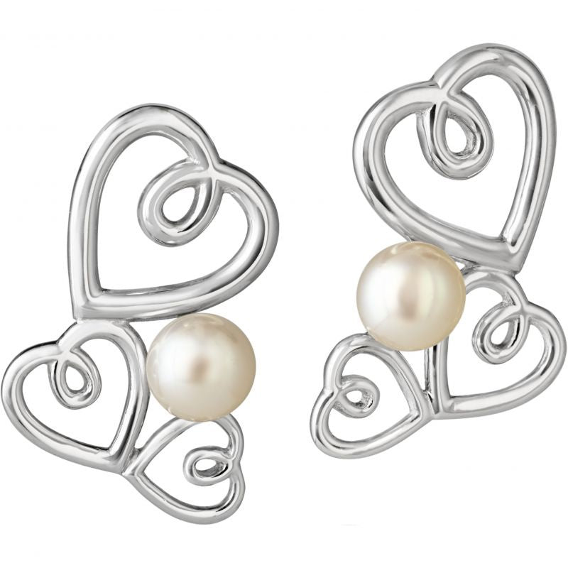 Jersey Pearl Sterling Silver Kimberley Selwood Freshwater Pearl Earrings KSE3