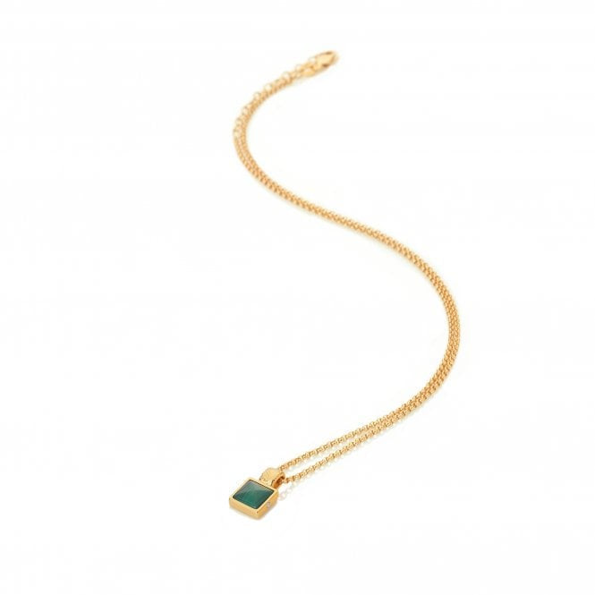 Jac Jossa by Hot Diamonds Revive Malachite Pendant DP844