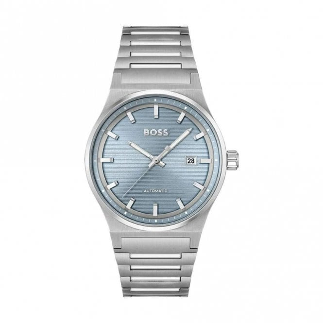 BOSS Gents Candor Automatic Blue Dial Watch 1514118